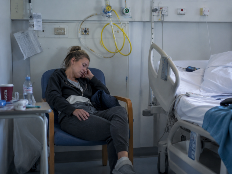 How to Handle Sleep and Stress While Staying by a Bedside